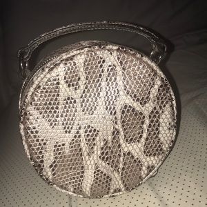 Snakeskin clutch